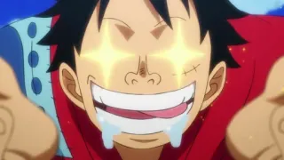 🤩 Luffy One Piece Luffy, One Piece, Anime, Cartoon, aufgeregt, hungrig telegram sticker