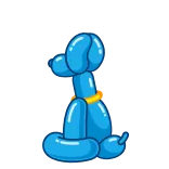 🤡 balloon dog whatsapp sticker
