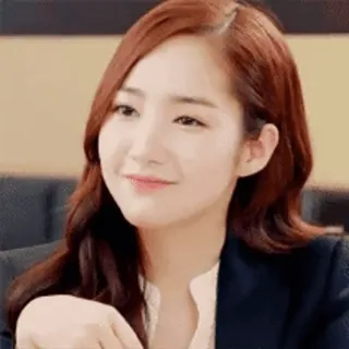 😊 Frau, Porträt, Person, Büro, Geschäftsfrau, Koreanisch telegram sticker