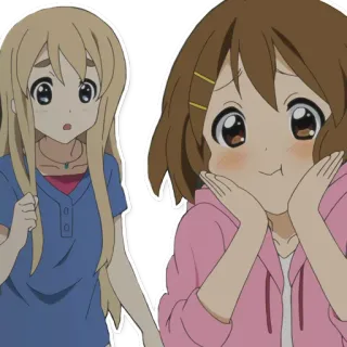 😧 Anime, Mädchen, Süß, Cartoon telegram sticker
