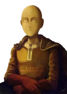 🙂 Saitama One-Punch Man LADYGT
HTTP://PATREON.COM/LADYGT Saitama, One-Punch Man, Anime, Herói, Careca, Mangá telegram sticker