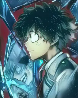 😃 Izuku Midoriya My Hero Academia Izuku Midoriya, Deku, My Hero Academia, Anime, Shonen, Hero, Superpower telegram sticker
