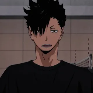 🌟 Kuroo Tetsurou Haikyuu!! anime, haikyuu, kuroo tetsurou, character telegram sticker
