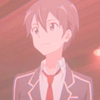 🥢 Kirito Sword Art Online Anime, Sword Art Online, Kirito, Seragam sekolah, Avatar, Anak laki-laki anime telegram sticker