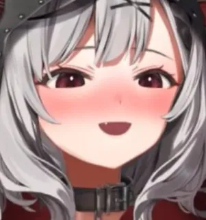 🎣 Chloe Sakamata Hololive anime, vtuber, sakamata, chloe, hololive, character, anime girl telegram sticker