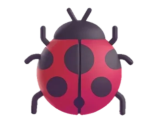 🐞 ladybug, insect, bug, cute, red, spots, animal telegram sticker
