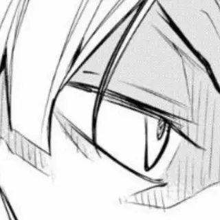 🥀 Anime, Mangá, Olho, Close-up, Personagem telegram sticker