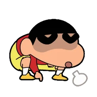 😞 Shin-chan Crayon Shin-chan 动漫, 卡通, 蜡笔小新, 蜡笔小新 telegram sticker