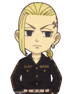 💫 Ryuguji Ken Tokyo Revengers 天上天下 唯我独尊 Anime, Manga, Personnage, Draken, Ryuguji Ken, Tokyo Revengers, Sticker whatsapp sticker