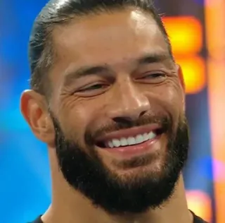 😄 Roman Reigns Wrestler, Lächeln, Sport, Athlet, Roman Reigns whatsapp sticker