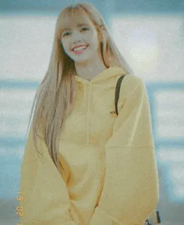 🌸 Lisa kpop, chanteuse, idole, femme, sourire, asiatique telegram sticker