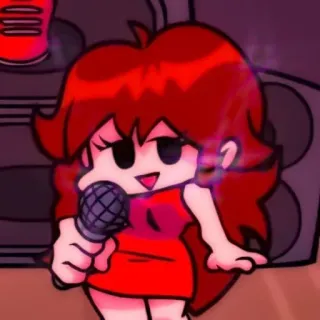 🍬 Girlfriend Friday Night Funkin' gra wideo, postać, dziewczyna, fnf, friday night funkin telegram sticker
