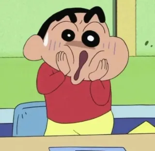 😚 Shin-chan Nohara Crayon Shin-chan Anime, Dessin animé, Personnage, Drôle, Humour, Malicieux, Enfant telegram sticker