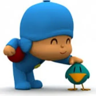 🤏 Pocoyo Dibujos animados, Niños, Cuqui, Pocoyo, Pájaro whatsapp sticker