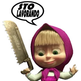 MASHA E ORSO @STIKERFORALL telegram stickers