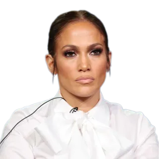 ☹️ Jennifer Lopez celebrity, singer, actress, Jennifer Lopez, JLo telegram sticker