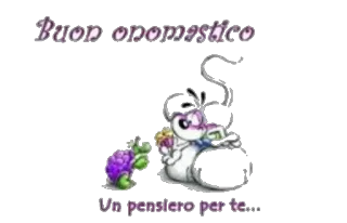 ❤ Buon onomastico 
 Un pensiero per te... onomástico, italiano, saudação, tartaruga, criatura, celebração telegram sticker