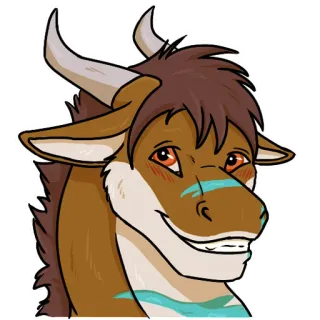 😊 Furry, Kartun, Binatang, Lucu, Gambar, Fantasi telegram sticker