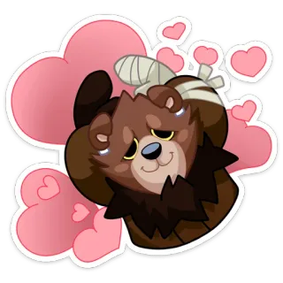 Медвежутка :: @stickroom telegram stickers