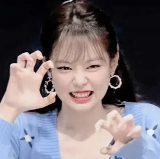 🤯 Jennie Kim kpop, дженни, blackpink, певица, айдол, милая whatsapp sticker