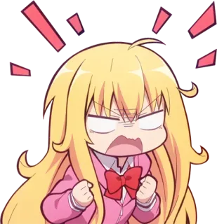 💢 Gabriel Tenma White Gabriel DropOut Anime, Manga, Enojado, Lindo, Gabriel Dropout, Gabriel Tenma White whatsapp sticker