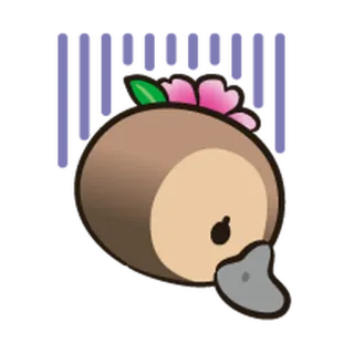 😨 burung, hewan, imut, bebek, kartun, stiker telegram sticker