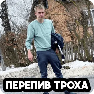🥴 ПЕРЕПИВ ТРОХА telegram sticker