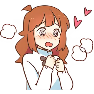 😱 애니메이션, 만화, 충격, 신남, 놀람 telegram sticker