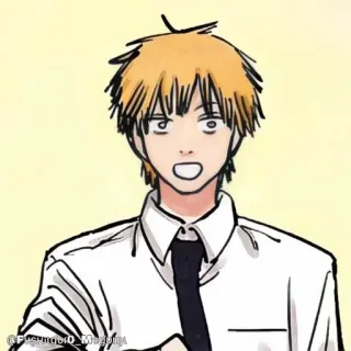 🪚 Denji Chainsaw Man Anime, Manga, Chainsaw Man, Denji, Charakter, Kunst telegram sticker