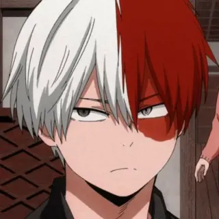 😒 Shoto Todoroki My Hero Academia Anime, Manga, My Hero Academia, Shoto Todoroki, Charakter, Halb kalt halb heiß whatsapp sticker