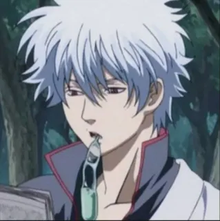 🧊 Sakata Gintoki Gintama Anime, Gintama, Sakata Gintoki, Gintoki telegram sticker