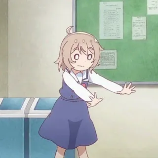 🌸 Anime, Colegiala, Animación japonesa, Personaje de dibujos animados, Divertido telegram sticker