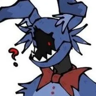 🌟 Bonnie Five Nights at Freddy's Bonnie, FNAF, Five Nights at Freddy's, Animatronique, Horreur whatsapp sticker