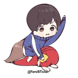 😡 การ์ตูน, น่ารัก, สติกเกอร์, อนิเมะ, จิบิ telegram sticker