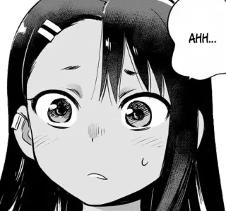 😕 AHH... Anime, Manga, Expresión, Shock, Ahh, Chica telegram sticker