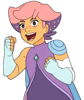 😃 Glimmer She-Ra and the Princesses of Power Glimmer, She-Ra, Princesses of Power, animated, cartoon, character telegram sticker