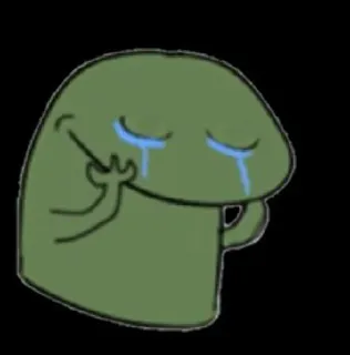 🍫 悲伤, 哭泣, 眼泪, 卡通, 情感, 角色 telegram sticker