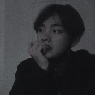 🍒 portrait, personne, noir et blanc, monochrome whatsapp sticker