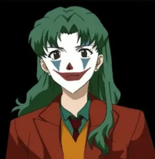 🤡 anime, joker, clown, mischief, character, cartoon whatsapp sticker
