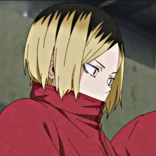 〽️ Kenma Kozume Haikyuu!! Anime, Haikyuu, Kenma, Kenma Kozume, Personnage whatsapp sticker