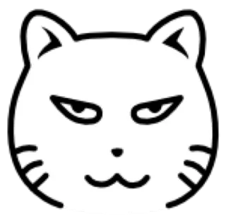 😊 Katze, Tier, süß, Cartoon, Aufkleber telegram sticker