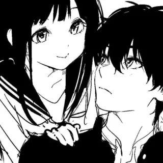 ❤️ アニメ, マンガ, カップル, 恋愛, アート telegram sticker