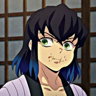 👺 Inosuke Hashibira Demon Slayer Anime, Demon Slayer, Inosuke Hashibira, Dessin animé, Manga, Personnage telegram sticker