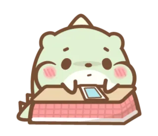 😕 fofo, animal, desenho animado, adesivo, arte digital, kawaii telegram sticker