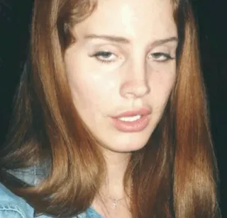 😕 Lana Del Rey lana del rey, cantora, celebridade, música telegram sticker