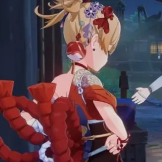 🎆 Yoimiya Genshin Impact Anime, Juego, Genshin Impact, Yoimiya whatsapp sticker
