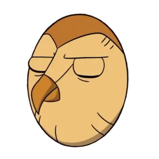 😞 Hooty The Owl House dessin animé, hibou, sommeil, animé, personnage telegram sticker