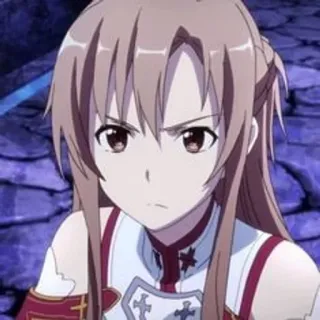 🍂 Asuna Yuuki Sword Art Online Anime, Karakter, Sword Art Online, Asuna, Yuuki whatsapp sticker