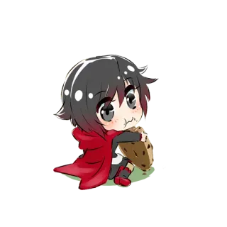 🍪 Chibi, Anime, Mignon, Personnage, Fanart telegram sticker