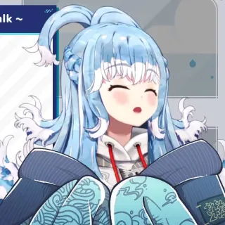 💧 Kobo Kanaeru 动漫, Vtuber, Kobo Kanaeru, 可爱, 女孩 telegram sticker